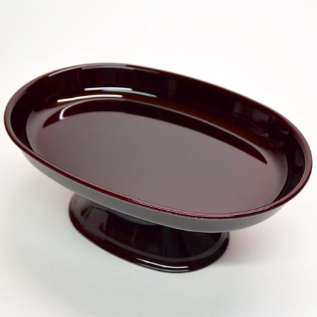 小判型供物台 Lサイズ 7寸 長手三宝 お供物台 033ワインレッド タメ プラスチック製 仏具