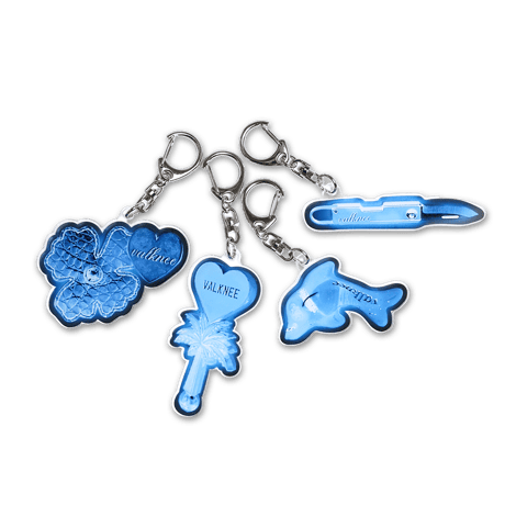 Gear Acrylic Key Chain (Random 4 Designs) | va