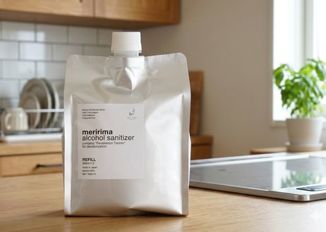 【リニューアル販売】アルコールサニタイザー 詰め替え用 1000ml（植物性発酵アルコール））