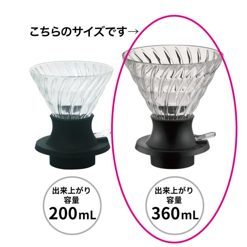 HARIO 浸漬式ドリッパー スイッチ （SSD-360-B ） | andoh coffee