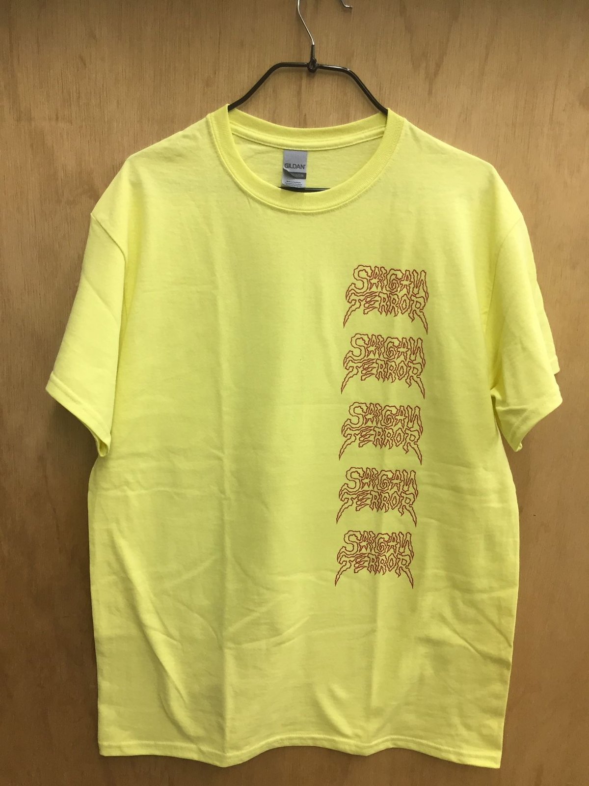 PitBar Benefit SAIGAN TERROR T-shirt(イエロー） | CR