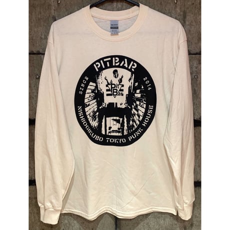 PitBar "UNITE"Long sleeve T-shirt(ナチュラル)