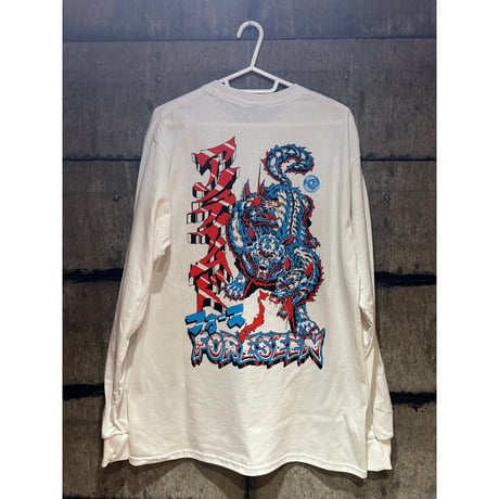 FORESEEN "UNTAMED FORCE"JAPAN TOUR 2023 WHITE Long Sleeve Shirt