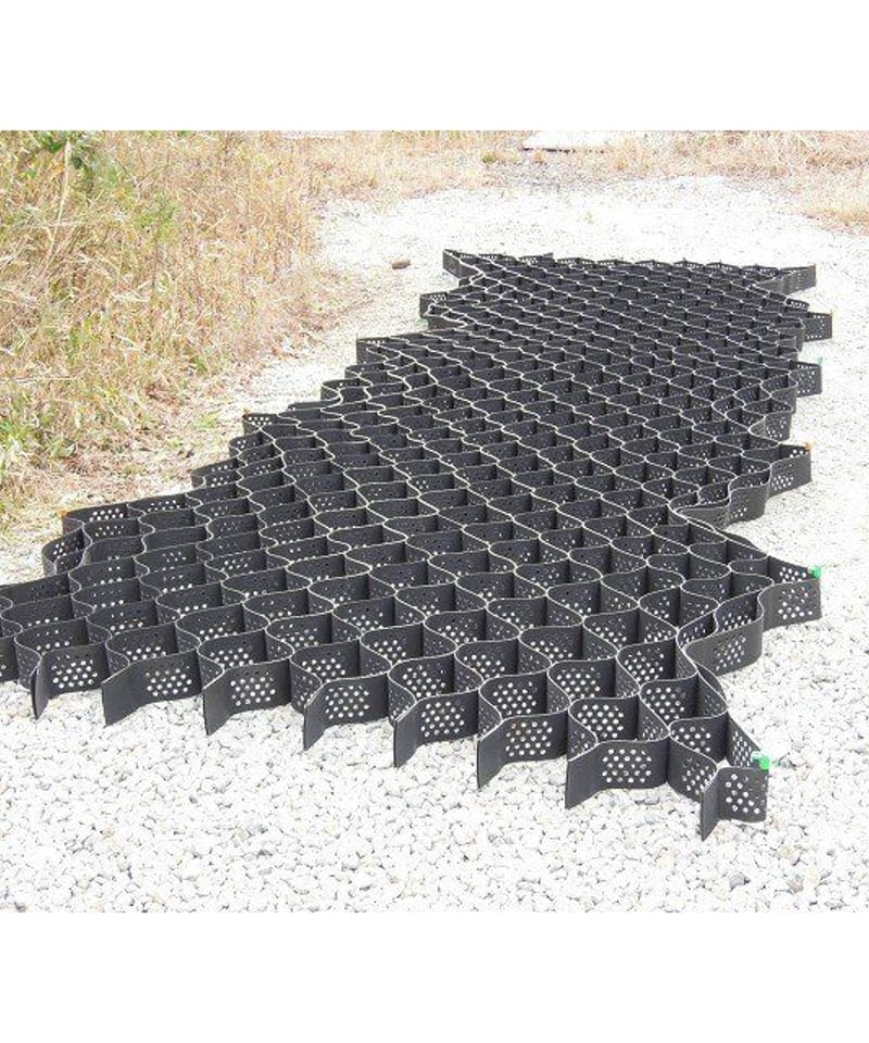 送料無料 ジオセル工法マット 2m*5m*15cm 建設現場などの地面補強や駐
