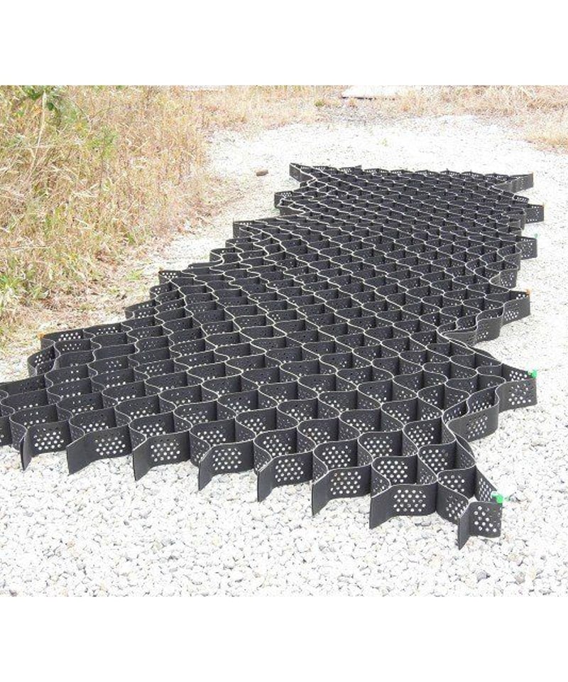 送料無料 ジオセル工法マット 2m*5m*10cm 建設現場などの地面補強や駐 