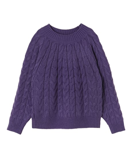 Lage cable stitch knit