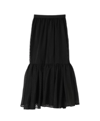 Sheer pattern skirt