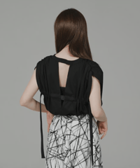 Gather power sleeve cut and sew / S