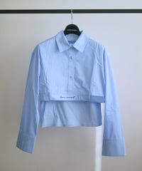 Logo belt shirt × T-shirt / SAX×SAX / F