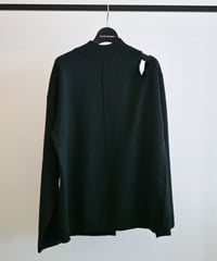 Cutting knit tops / BLACK / F