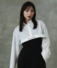 Logo belt shirt × T-shirt / WHITE / F