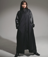 【UNISEX】Faux leather sleeve L/BZ Ⅲ