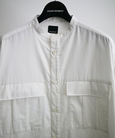 Cuff tuck shirt / WHITE / F