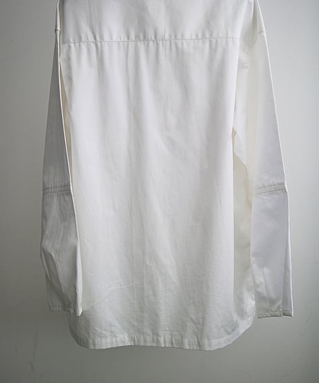 Cuff tuck shirt / WHITE / F