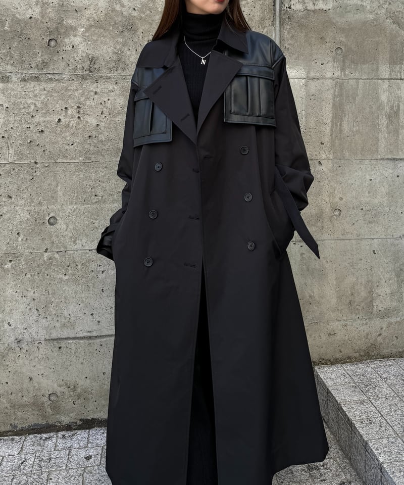 UNISEX】layered like belted trench coat | LEANN