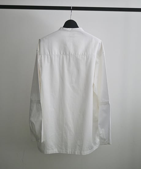 Cuff tuck shirt / WHITE / F
