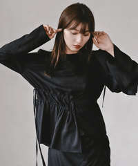 Drawstring Blouse / F