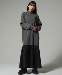 Mermaid Hem Dress / GRAY / F