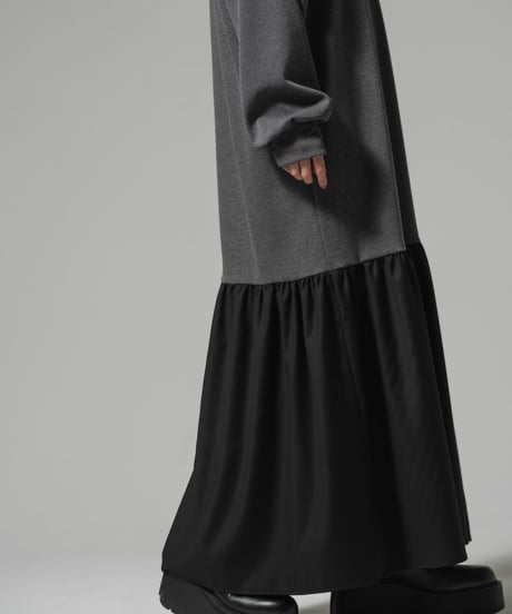 Mermaid Hem Dress / GRAY / F