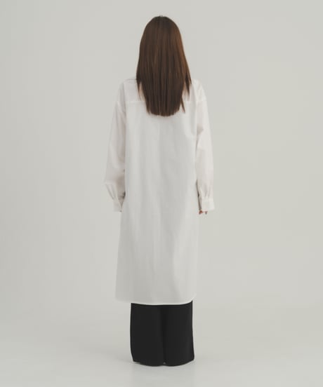 【UNISEX】Back Long Shirt