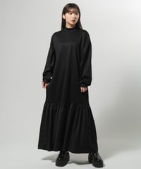 Mermaid Hem Dress / BLACK / F