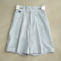 ADJUST HALF TROUSERS -MULCH STRIPE-
