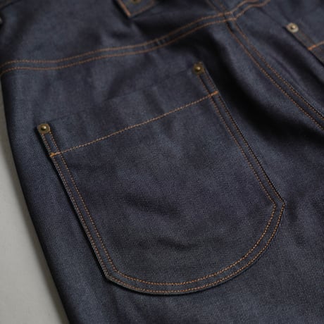 FULL DENIM PANTS -RIGID DENIM-
