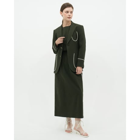 SUCKER EASY BAKER SKIRT -DARK GREEN-