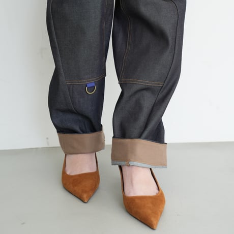 FULL DENIM PANTS -RIGID DENIM-