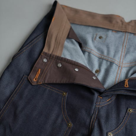 FULL DENIM PANTS -RIGID DENIM-
