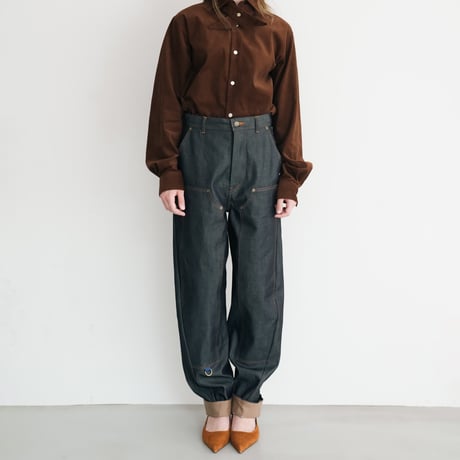 FULL DENIM PANTS -RIGID DENIM-