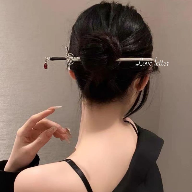 シルバーソードかんざし 簪 韓国 ナイフ 地雷 パンク ゴスロリ | Love