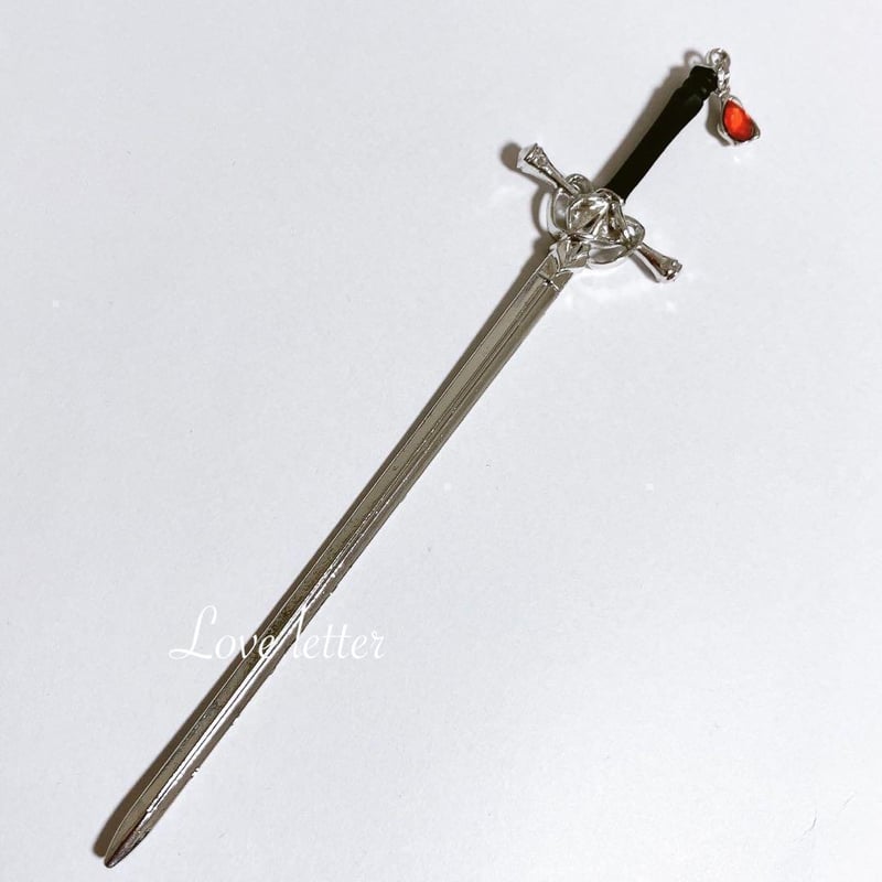 シルバーソードかんざし 簪 韓国 ナイフ 地雷 パンク ゴスロリ | Love