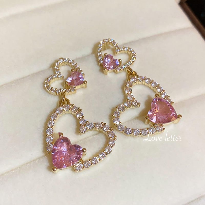 ハートピアス 地雷 量産 パール 病み 韓国 ハート Qoo10] ハート ピアス レディース 韓国 地雷系