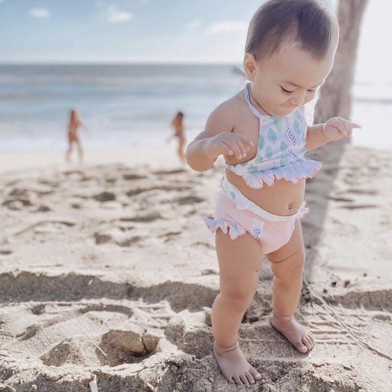 Swimsuits / Izi / Mint【Kimi & Li bikini】4-6 ye