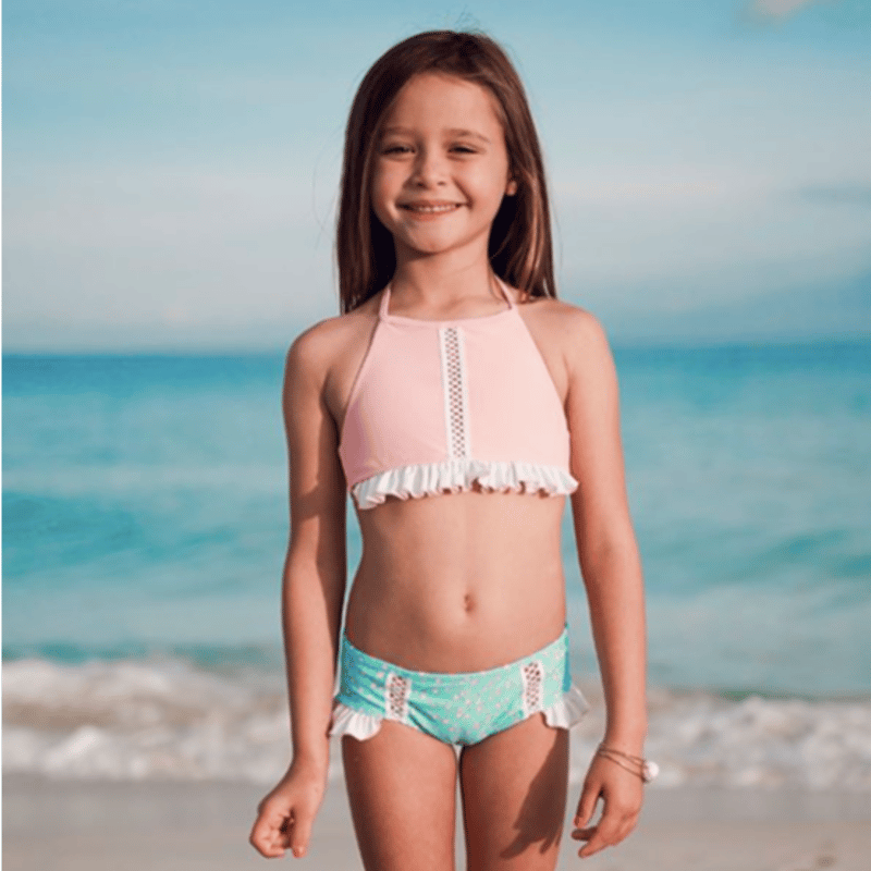 Swimsuits / Izi / Mint【Kimi & Li bikini】4-6 ye