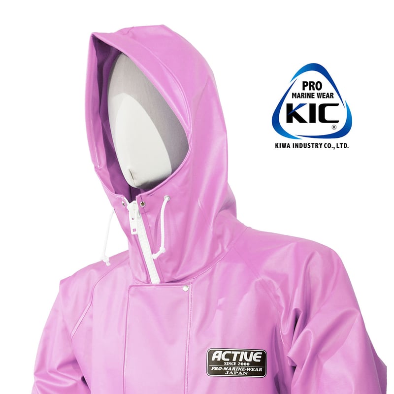 オーシバル ナイロン ヨットパーカー　ピンク A0B4R02-01