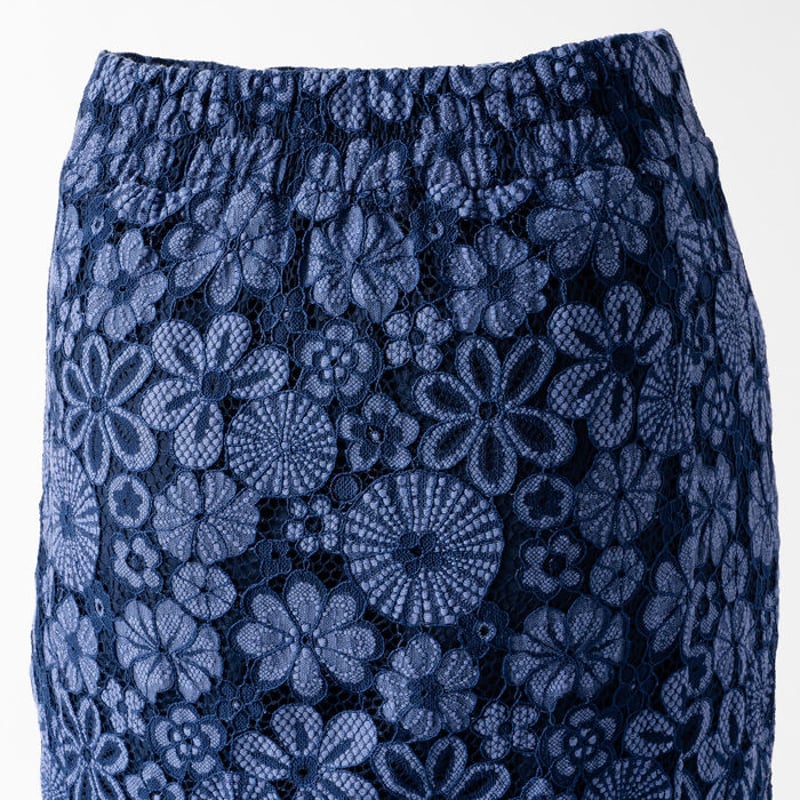 MARK AND LONA ネイビー スカート（チューリップ） バイカラーレースチューリップスカート(ネイビー) | Cesario