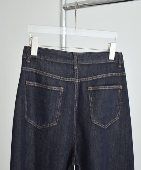 bottoms-02326 Light Denim Wide Pants  Light Blue Indigo