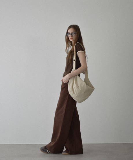 bottoms-02296　Straight Brown Denim
