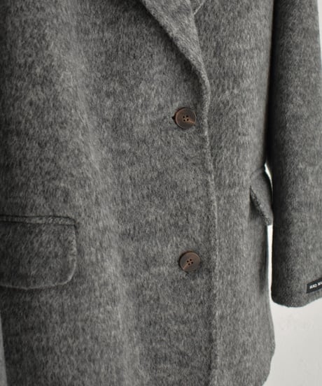 coat-02060　Wool Jacket Coat With Reversible Finish　Gray