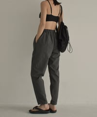 swim-02451　Nylon Taffeta Swim Long Pants　Black　Charcoal