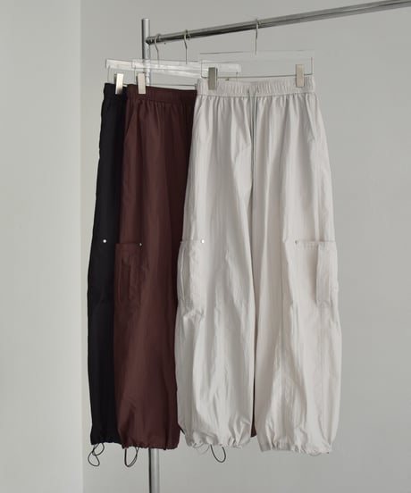 bottoms-02289  Wide Cargo Pants  Light Greige  Brown  Black