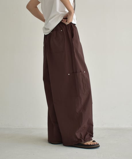 bottoms-02289  Wide Cargo Pants  Light Greige  Brown  Black