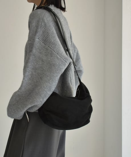 bag2-02660　Side Gather Bag Brown Black