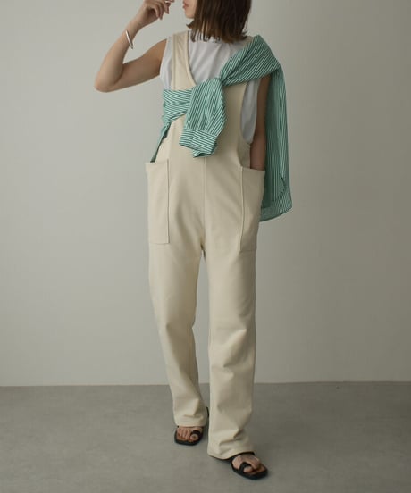 onepiece-04058 MADE IN JAPAN SWEAT OVERALLS Ecru