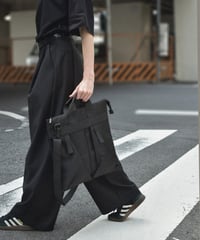 bag2-02666　2way Square Utility Bag　Black
