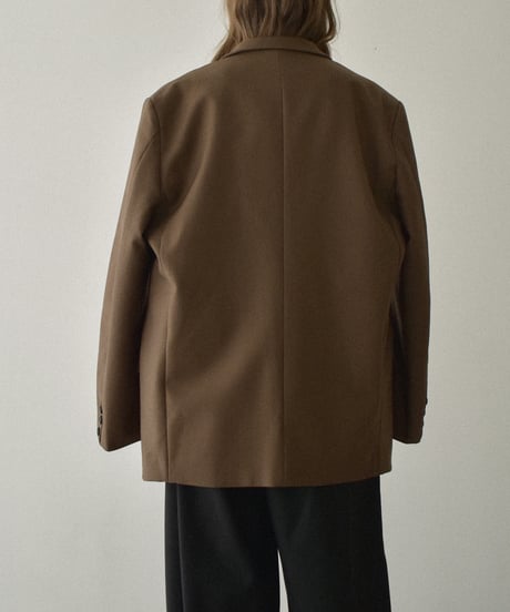 jacket-02023 3button Tailored Jacket  Brown