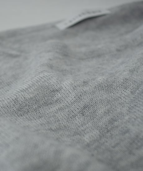 nh-knit-02337　Crew Neck Sheer Knit  Ecru Cream Yellow-green Gray Black