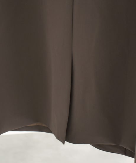 jacket-02027 No-collar Jacket  Gray Brown